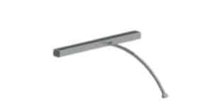 Die VS-SB 400-i ist ein rechteckiger Metallstab, von dessen Mitte ein flexibles, gewundenes Metallkabel nach unten verläuft.