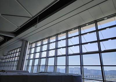 Façade vitrée avec impostes – exemple de projet, Chine